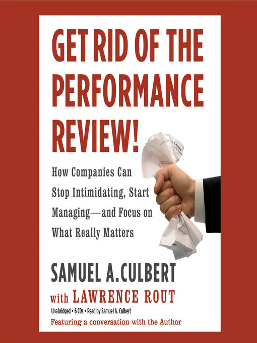 Cover image for Get Rid of the Performance Review!